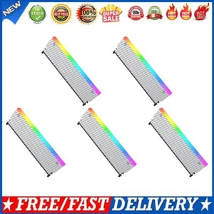 5V 3PIN ARGB RAM Heatsink Radiator Cooler for DDR2 DDR3 DDR4 DDR5 (Silver) - Bild 1 von 6