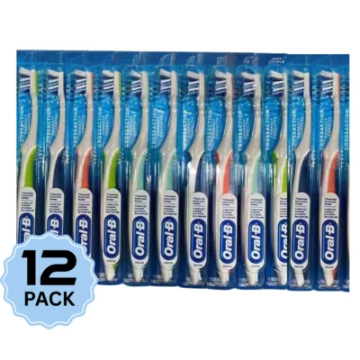 PACK 12 Cepillo de Dientes Manual Cabezal Compacto Oral-B CrossAction, Suave 23, Surtido Foto 1 de 4