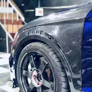 Carbon Fiber Vented Front Fenders Wing for Audi A3 S3 8V Pre-LCI 2014-2016 - Foto 1 di 6