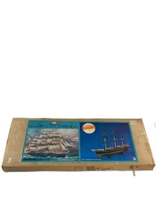 IMAI 1/80 Cutty Sark Wooden Sailing Ship Model Kit Vintage Japan - Picture 1 of 8