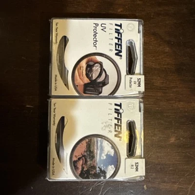 Tiffen 52mm UV Protector And 812 Warming Filter - Image 1 of 4