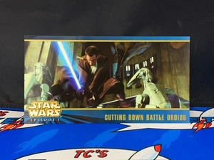 1999 Star Wars Episode 1 Widevision Series 2 Cutting Down Battle Droids #2 of 3 - Picture 1 of 2