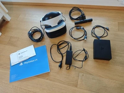 PS4 VR Brille V2 ;Gebraucht - Brille, Kamera, Kabel, Prozessor Unit,  Netzteil - Bild 1 von 3