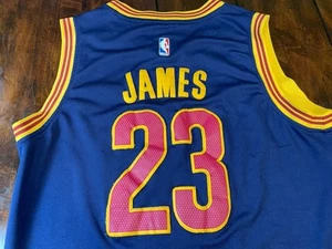 Lebron James #23 NBA Cleveland Cavaliers Adidas Swingman Jersey M +2 Length - Picture 1 of 11