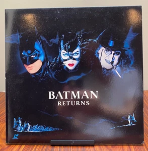 Batman Returns Laserdisc 2 Disc Set Widescreen Extended Play Michael Keaton - Picture 1 of 2