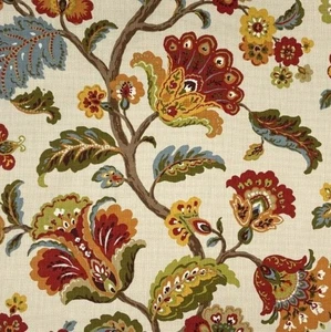 P Kaufmann GRANADA Floral FIESTA Home Decor Cotton Drapery Pillow Sewing Fabric - Picture 1 of 6