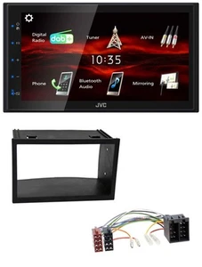JVC USB Bluetooth MP3 DAB 2DIN Autoradio für VW Golf 4 Polo T4 Fox Passat ISO - Bild 1 von 8