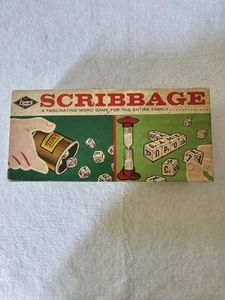 Vintage Scribbage Wortspiel 1963 E.S. Lowe Co. No 954 in OVP - Bild 1 von 4