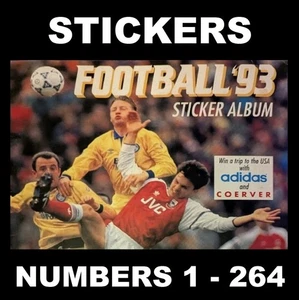 Panini Football 93 / 1993 - Choose your stickers - Picture 1 of 1