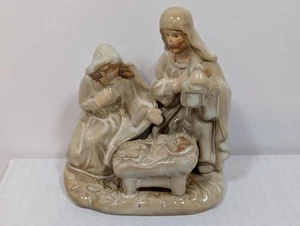 Vintage Porzellan Jesus Maria Josef Krippe Krippe 1 Stück Weihnachten religiös - Bild 1 von 7