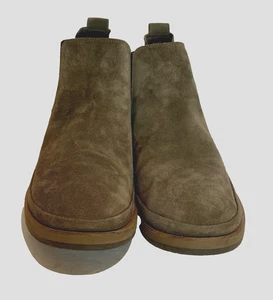 Fly London Salv Chelsea Boots SZ EUR 45 Men's US 12  Suede Leather Olive Green - Picture 1 of 8