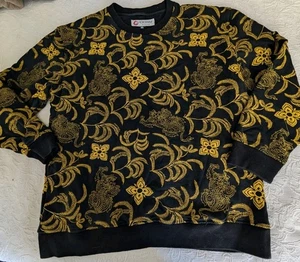 Sudadera de algodón Iro Ochi negra con bordado dorado ropa de calle - Imagen 1 de 9