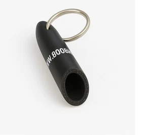 Silikon Schlauch Schlüsselanhänger ideales Geschenk Farbwahl rot, blau, schwarz oder orange - Bild 1 von 22