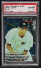1994 Bowman's Best Blue Derek Jeter #2 PSA 10 GEM MT HOF