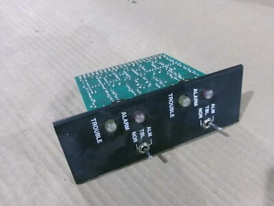 SIGNAL SYSTEM 5130-044-02 / 9055-044-01 ALARM TROUBLE LIGHTS AND TOGGLE SWITCHES - Image 1 of 4