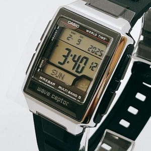 Casio Wave Ceptor WV-59R-1AJF Men's Watch Japan Black Digital From Japan 39mm - Picture 1 of 22