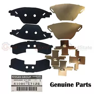 GENUINE Nissan Patrol Y60 GQ RB30S RD28T TB42S TD42 Front Brake Caliper shim kit - Picture 1 of 2