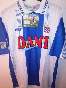 ESPANYOL 1995-1996 BNWT Dani camiseta shirt trikot maillot maglia L - Bild 1 von 6