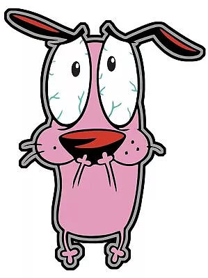 POPART Courage the Cowardly Dog Sticker