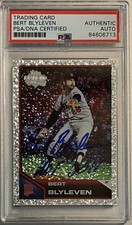 Bert Blyleven Autograph Signed 2011 Topps  Diamond Card w/ HOF 2011 - PSA