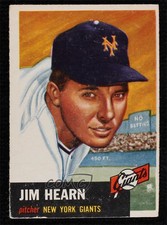 1953 Topps Jim Hearn #38