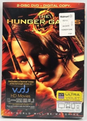 The Hunger Games 2-Disc + Digital Copy Jenifer Lawrence Free Shipping 2012 - Image 1 of 3