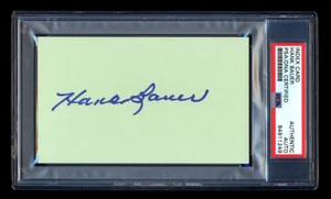 HANK BAUER SIGNED MINT INDEX CARD PSA/DNA AUTOGRAPH NEW YORK YANKEES ORIOLES WSC - Picture 1 of 1
