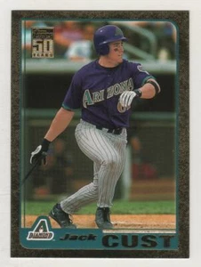 2001 Topps Traded Gold #161 Jack Cust Arizona Diamondbacks BV$4 ####/2001 - Picture 1 of 1