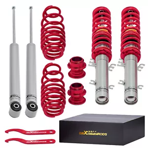 Coilovers Kit for VW Golf MK4 1J New Beetle Seat Leon 1M 4x Strut Springs Shock - Picture 1 of 7