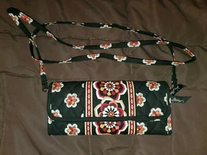 Vera Bradley dreifach faltbare elegante Geldbörse mit Riemen PIROUETTE - Bild 1 von 3