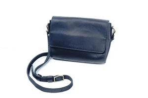 Borsa a tracolla Portland Leather Goods Medium Metro nera - Foto 1 di 6