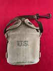 Original US Army Cavalry Mounted WW2 Canteen Cup Cover J.Q.M.D. 1935 Leather