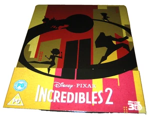 Incredibles 2 - Disney Pixar - Near Mint - 3D Blu-Ray - Steelbook Edition - Picture 1 of 2