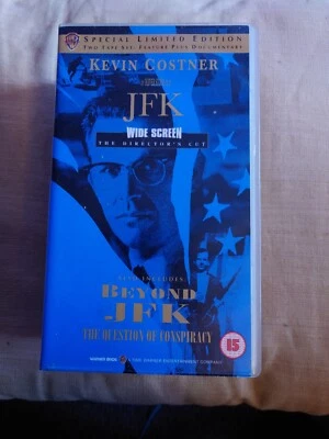 JFK Vhs , Special Limited Edition, Widescreen Directors Cut , Two Videos , Rare - Image 1 of 4