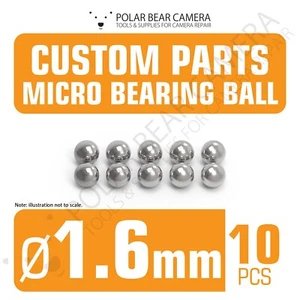 1.6mm Steel Balls for Camera Lenses Aperture Click Ring Repair [10 PCs] UK STOCK - Imagen 1 de 2