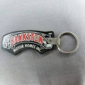 Bankston Motor Homes Inc. Rubber Nashville Huntsville Keychain - Picture 1 of 2