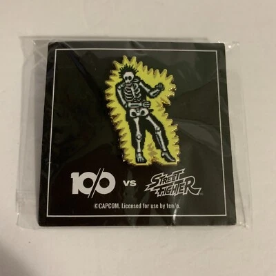 TEN-O 10/0 Street Fighter Enamel Pin Blanka Electrifying Badge Limited Edition - Image 1 of 2
