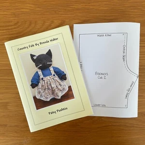 Sewing Pattern Toy Pussy Cat & clothes cute stuffed ktty teddy bear Kitten 32cm - Picture 1 of 3