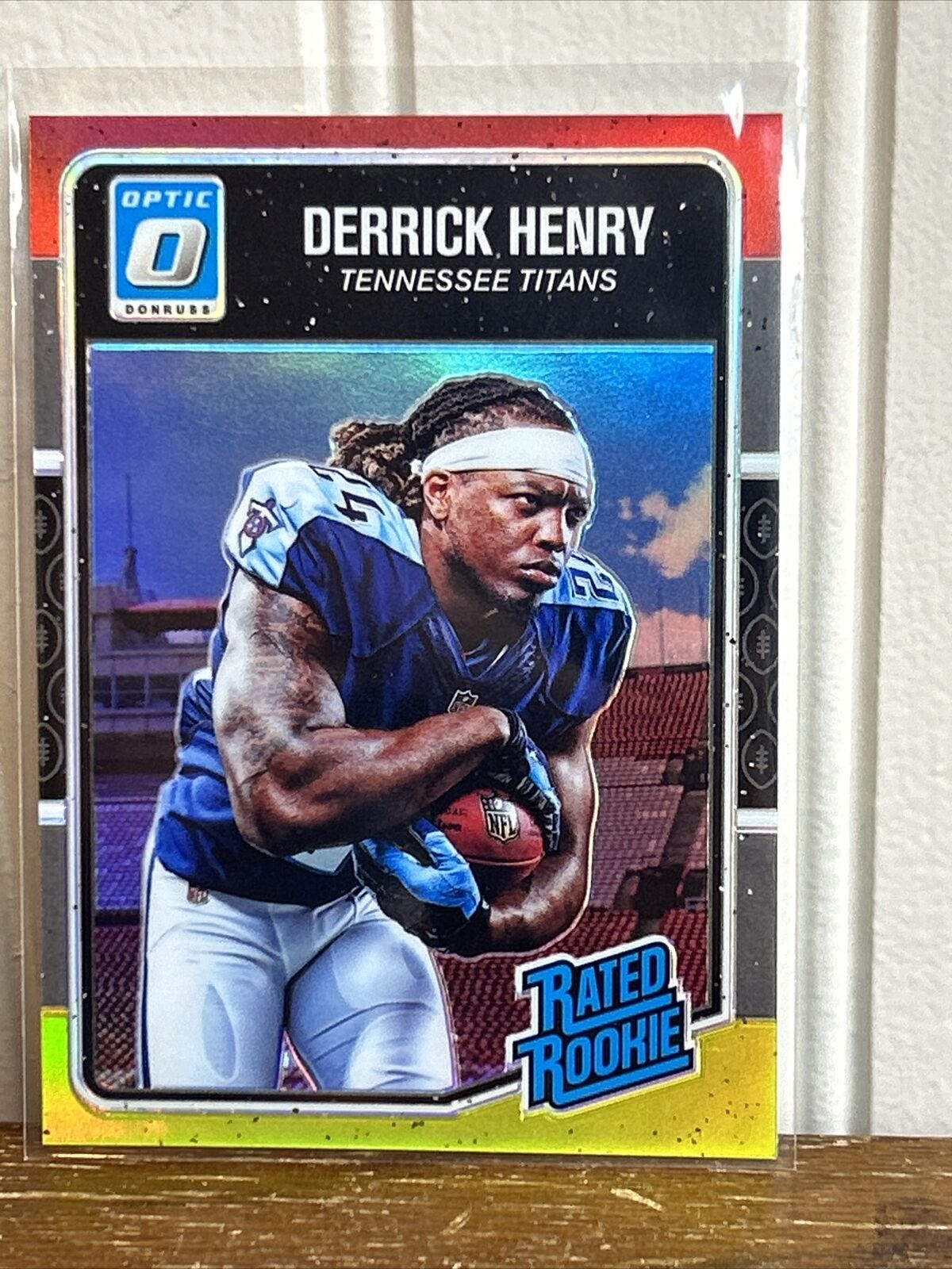 DERRICK HENRY 2016 Panini Donruss Optic Red Yellow Rated Rookie Titans Ravens