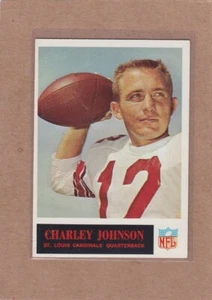 Philadelphia Football 1965 Charley Johnson #163 Cardinals Ex+ *A37376 - Imagen 1 de 1
