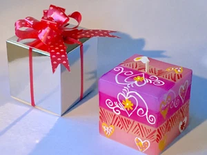 Kerzen Nobunto Ashiki Design, handbemalt, mit Geschenkbox - Bild 1 von 1