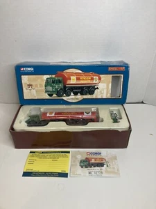CORGI SHELL BP LEYLAND OCTOPUS FUEL TANKER TRUCK PUMP MODEL 24203 1:50 Box Worn! - Picture 1 of 15