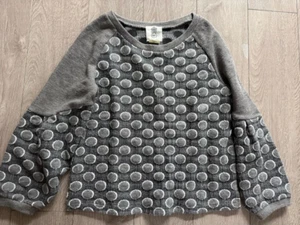 Anthropologie Womens sz XS Lili's Closet Textured Polka Dots Pattern Sweater Top - Picture 1 of 4