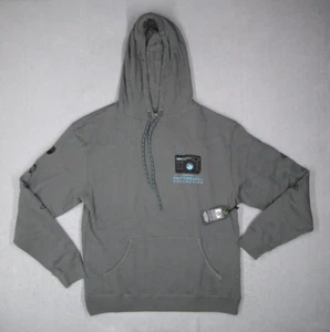 Hippy Tree Hoodie Mens Large Gray Compact Nature Photography Pullover Kangaroo - Picture 1 of 8