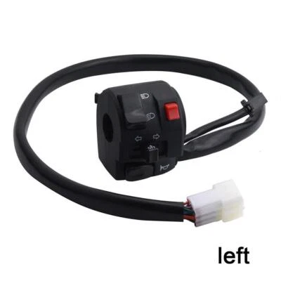 Motorcycle Handlebar Horn Turn Signal Light Kill On-Off Multi Control Switch Kit - Image 1 of 4