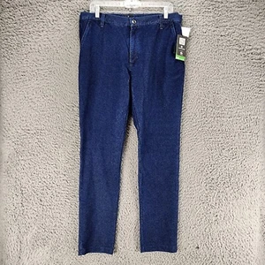 Brooklyn Brigade Jeans Mens 34x32 Dark Wash Stretch Mid Rise Modern Slim *NWT* - Picture 1 of 15