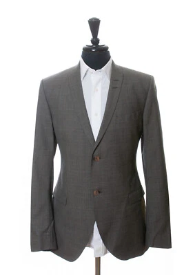 Tiger of Sweden Gray Wool Evert Suit 20315 Foto 1 de 4