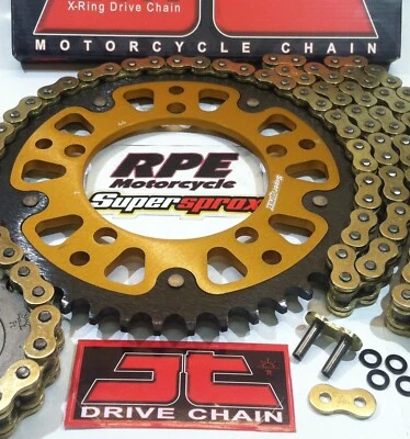 2013-2016 KTM 1190 Adventure JT Z3 Gold 525 EQA 16/45 SS Chain and Sprockets Kit - Image 1 of 4