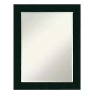 Amanti Art Vanity Mirror 22X28 Inch Wall Framed Beveled Edge Rectangular Wood - Picture 1 of 1