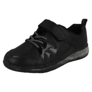 Filles Clarks Baskets Décontractées Spark Glow O - Imagen 1 de 10